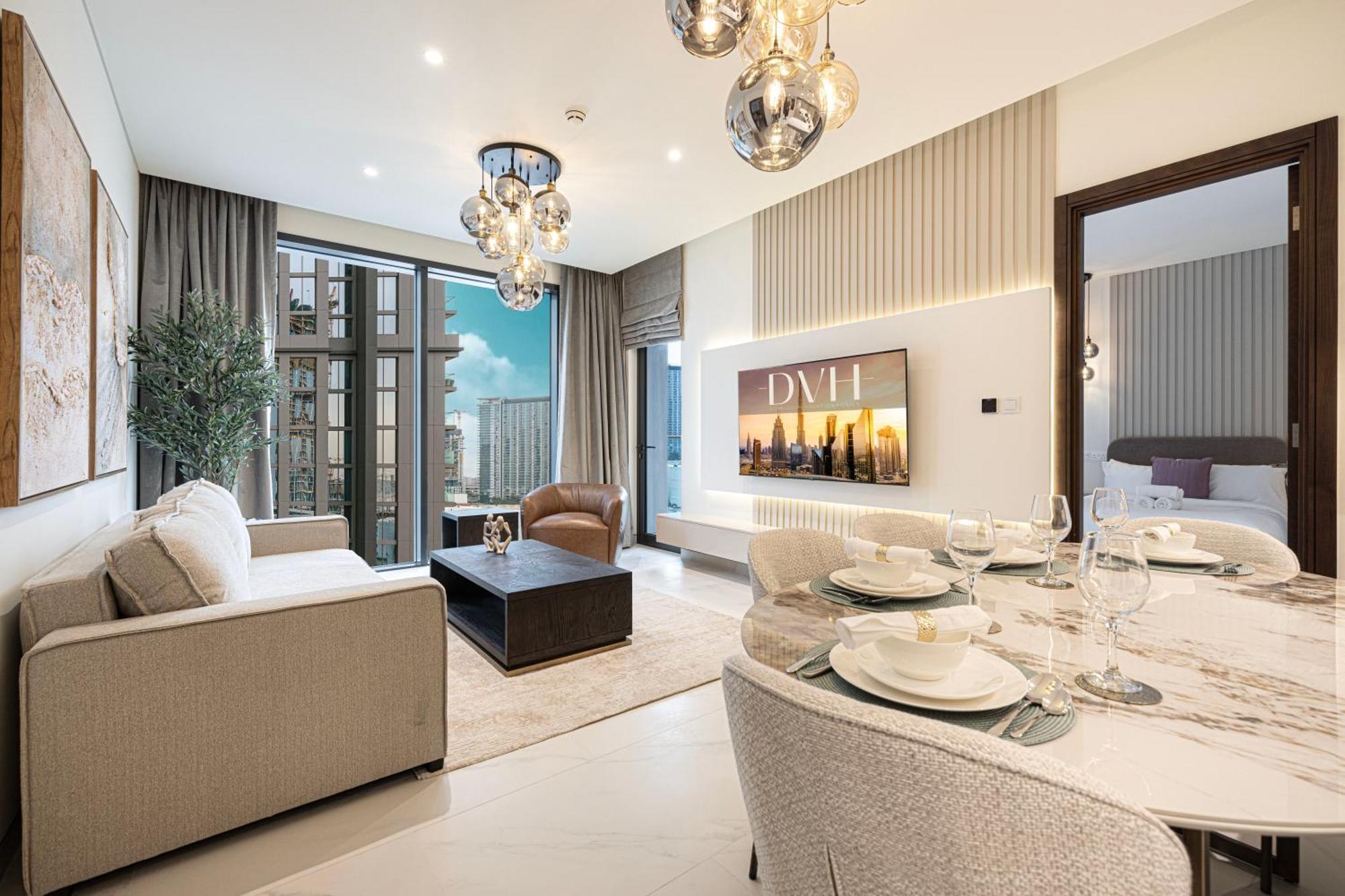 Chic 2br Creek Vista, Near Downtown, Burj Khalifa And Mall Apartment Dubai
