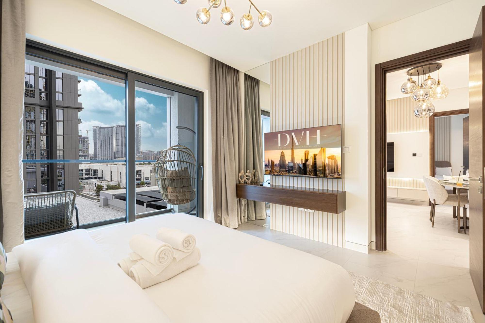 Apartment Chic 2br Creek Vista, Near Downtown, Burj Khalifa And Mall *