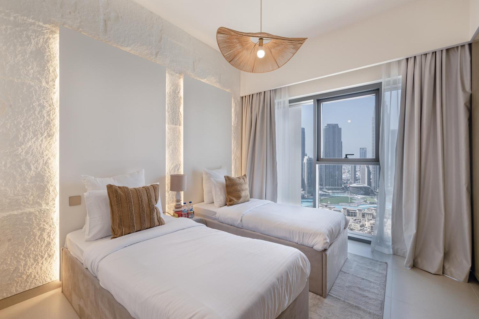 A-living Prime 3br With Burj Khalifa & Fountain View Apartment *