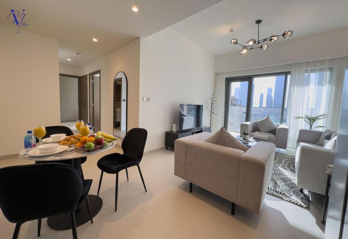 Charming 2bdr With Full View Of Burj Khalifa Apartment
