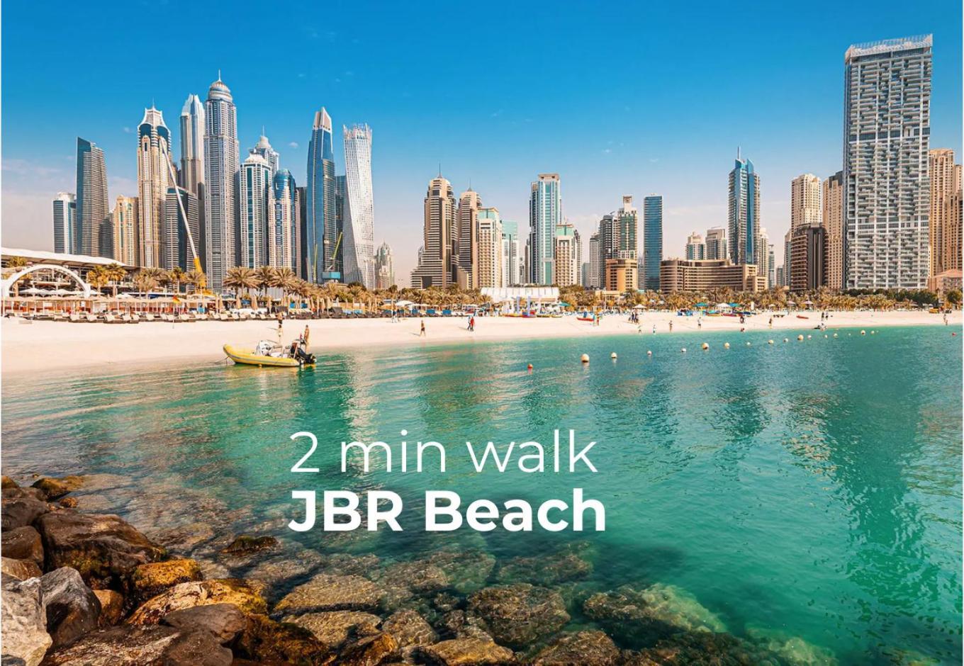Marina & Palm View - High Floor 2br Near Jbr Apartment Dubai