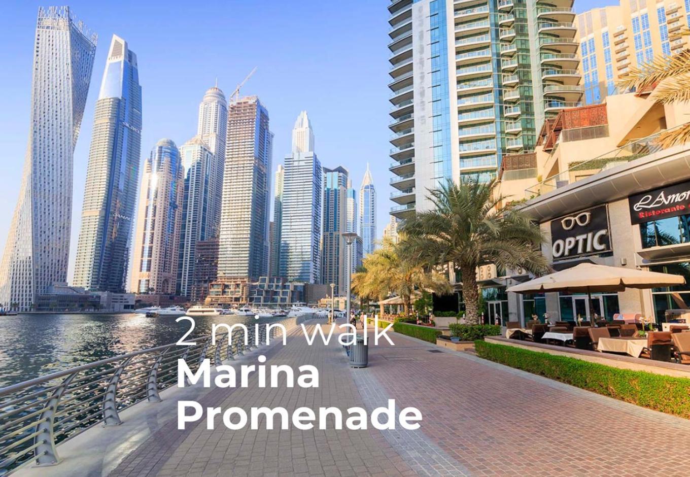 Marina & Palm View - High Floor 2br Near Jbr