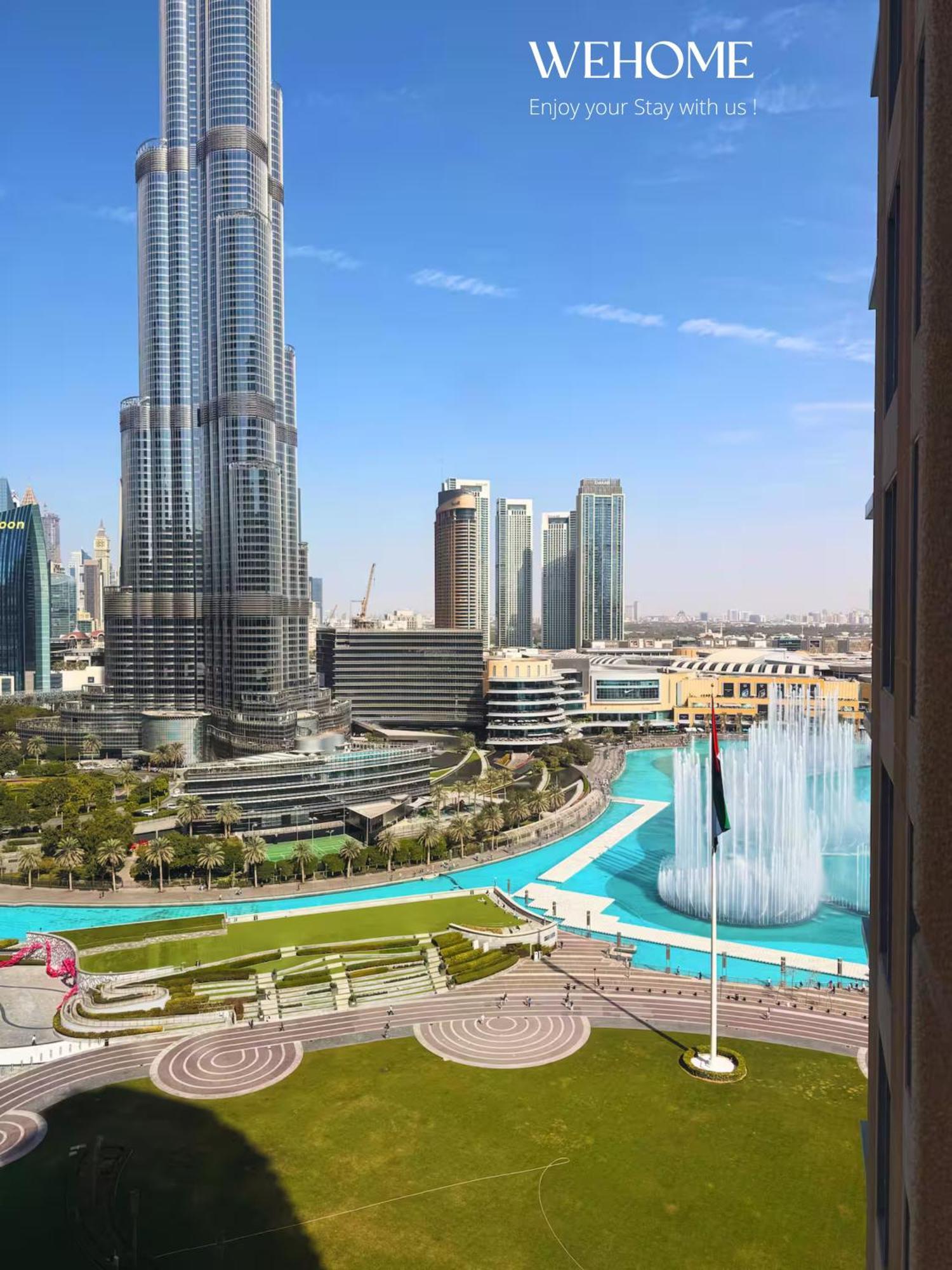 Luxury With Burj Khalifa View, Balcony Netflix Wehome Premium *