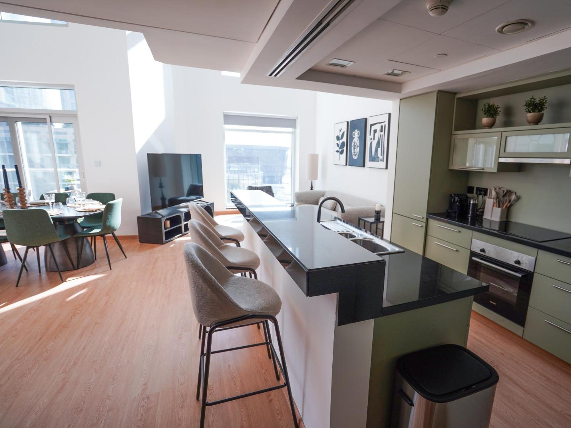 Apartment 3br Loft I Burj Khalifa & Mall