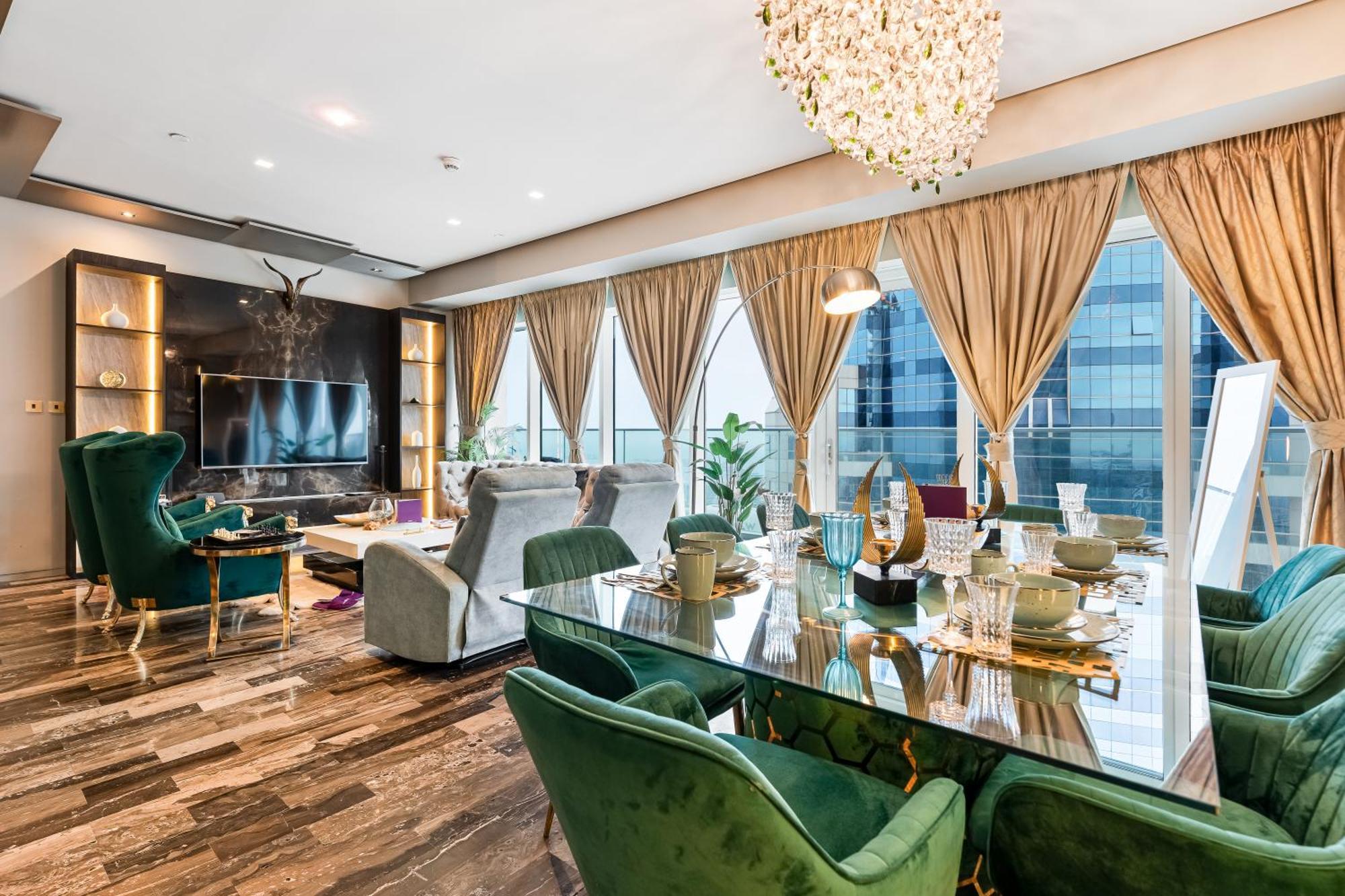 Apartment Dreaminn-2br Damac Heights With Sea View & Balcony Dubai