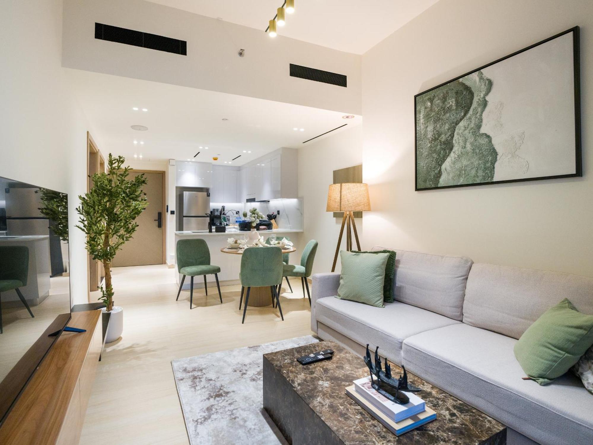 Apartment Easygo-serene 1bdr With Terrace Binghatti Corner Jvc Dubai