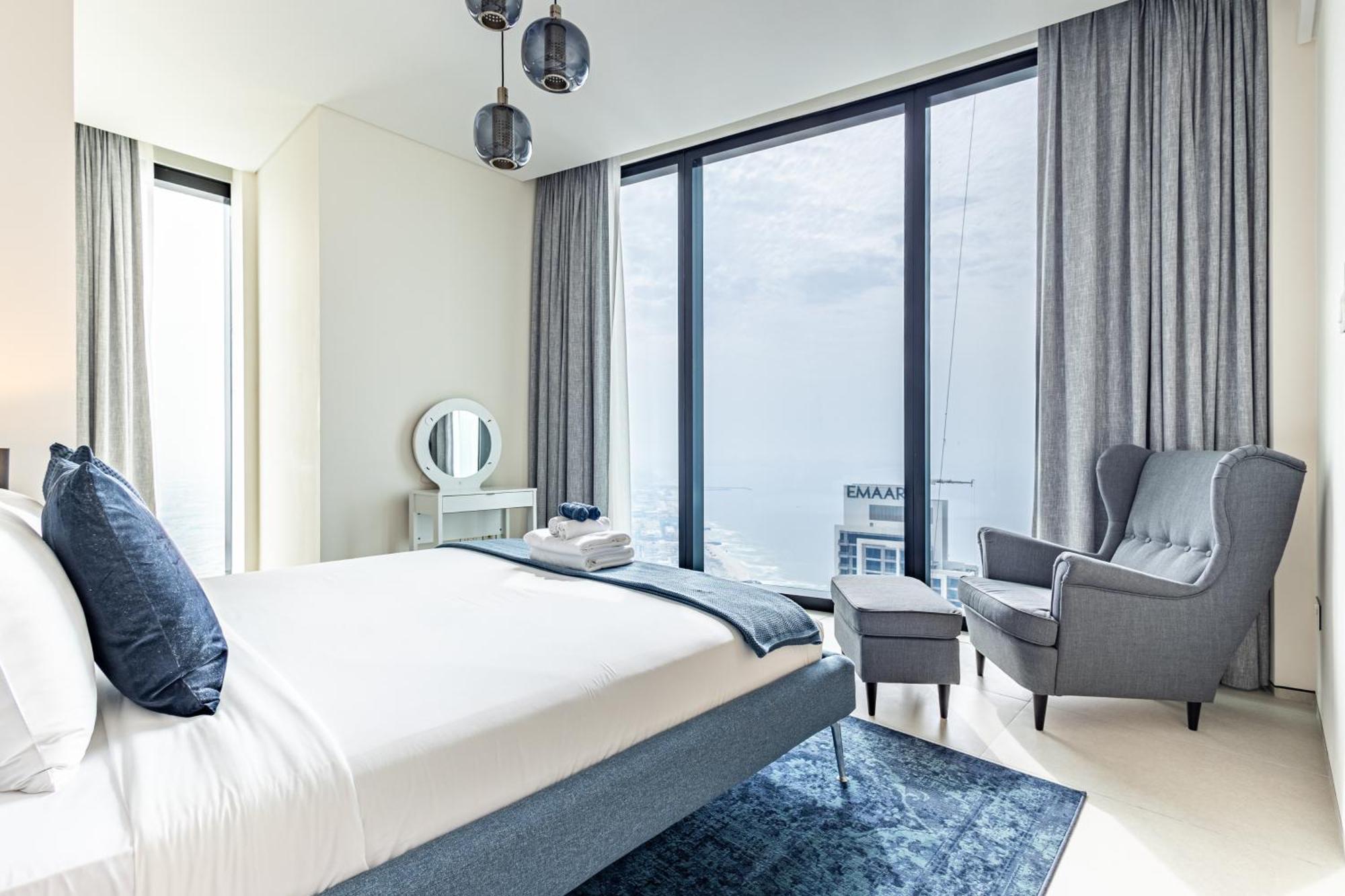 High-floor Luxury 2br, Sea View, Address Jbr *