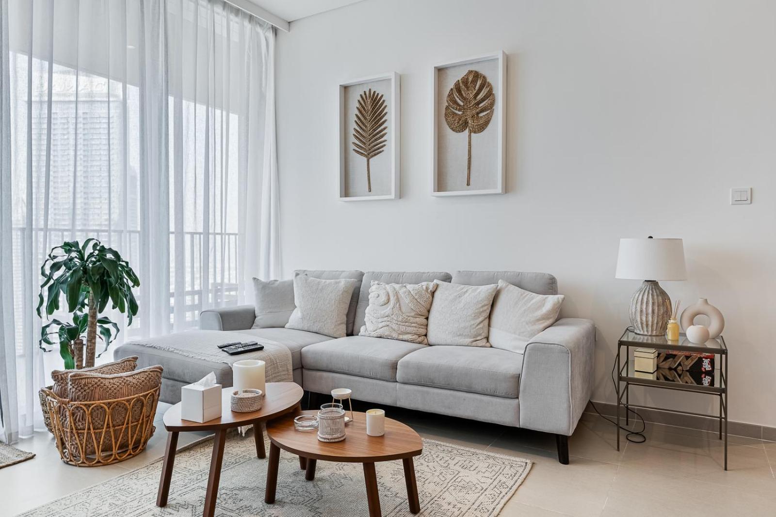 Apartment Stylish 1br With Pool, Gym, Bbq Area & Playground *