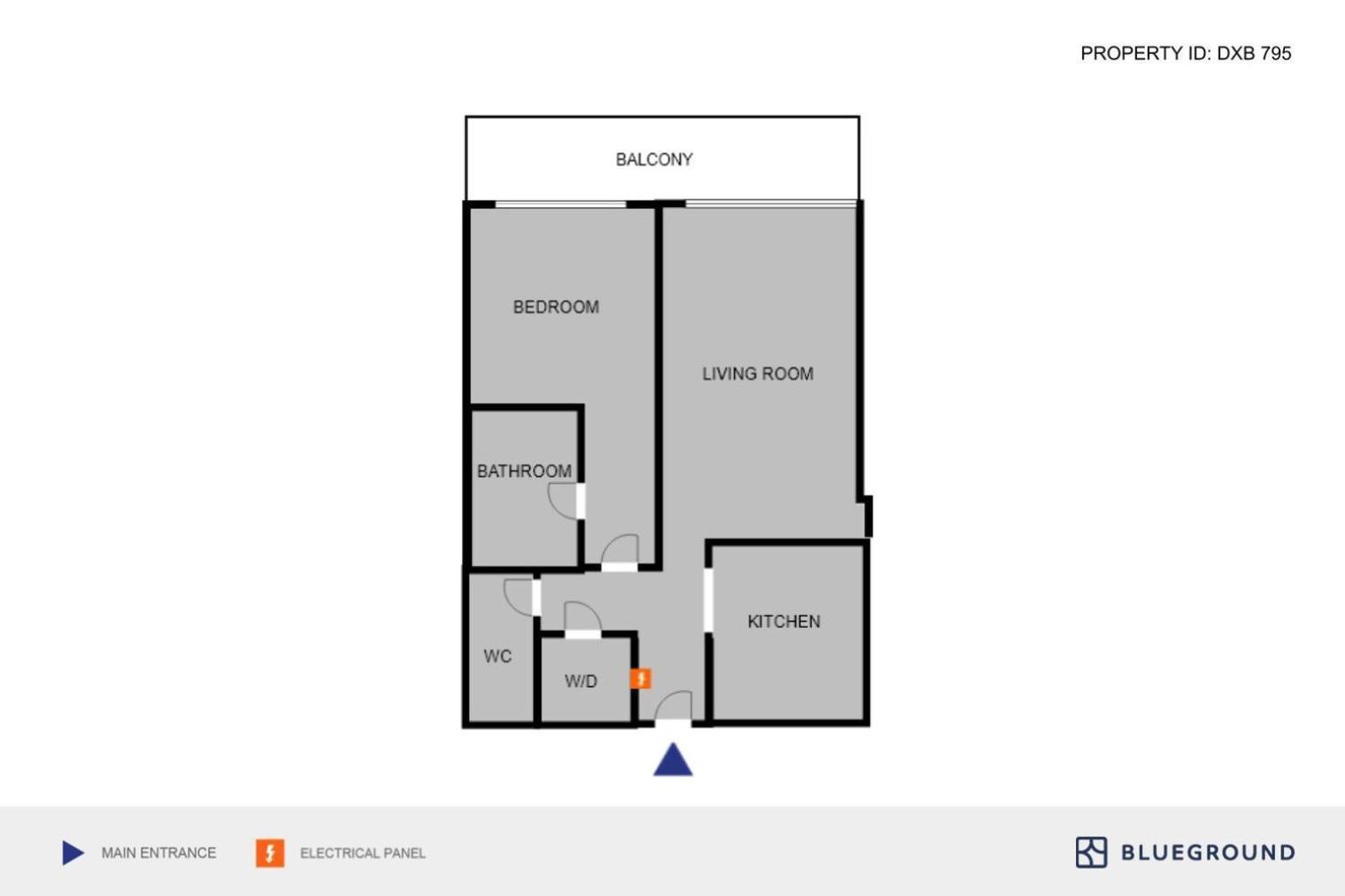 Apartment Blueground Rp Heights Pool Garage Dxb-795