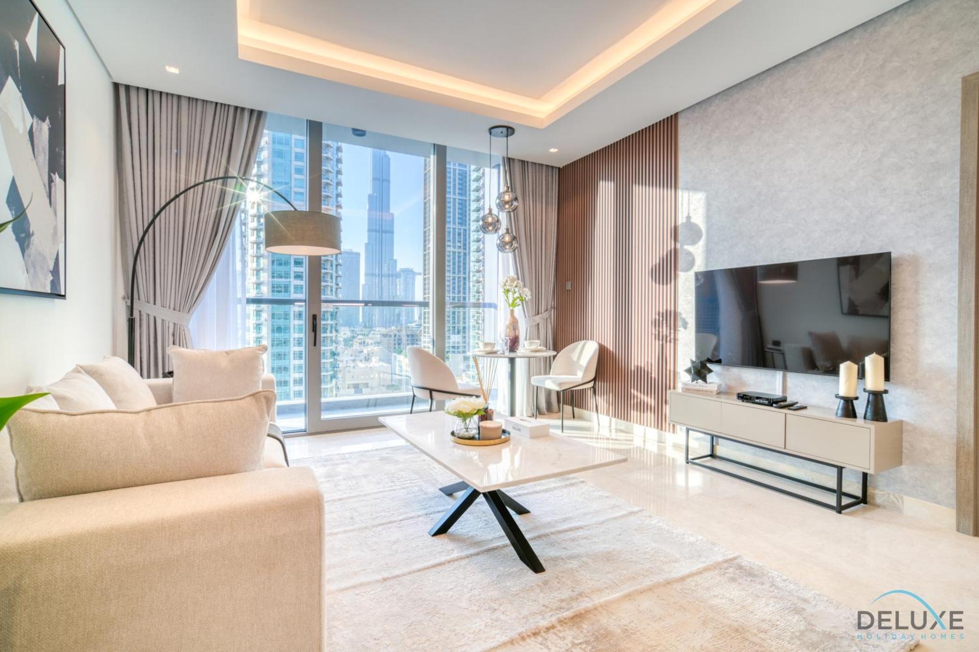 Apartment Exclusive Offer Cozy With Burj Khalifa Views By Deluxe Homes Dubai