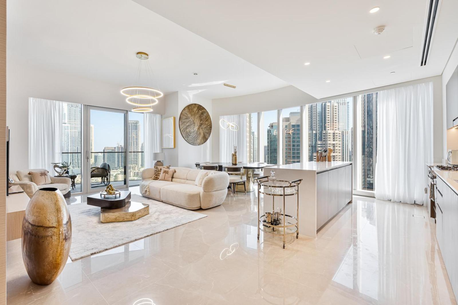 Luxury 3br With Burj Khalifa Views Apartment Dubai