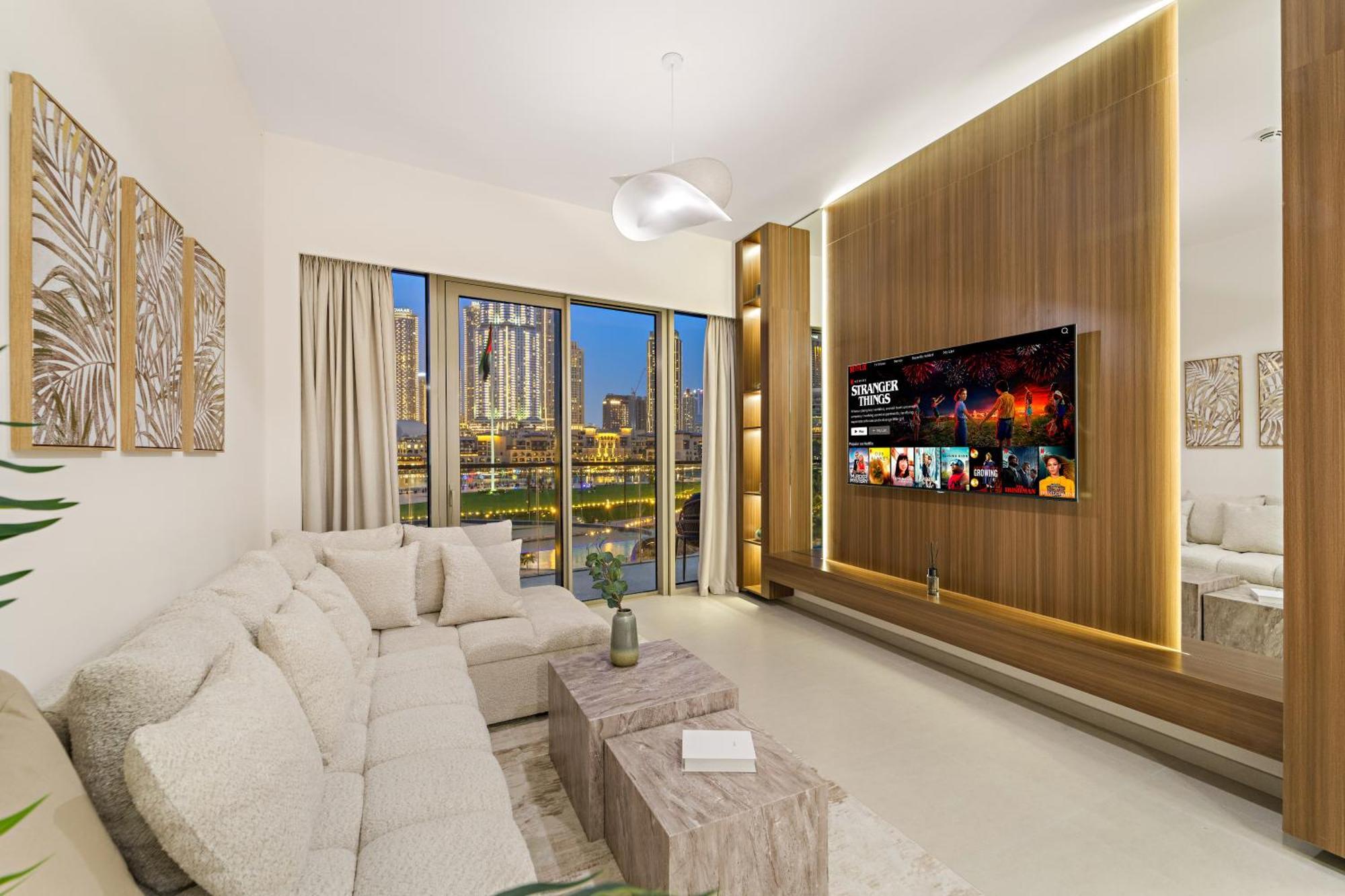 Apartment Panoramic 2br With Pool & Burj View Next To Mall
