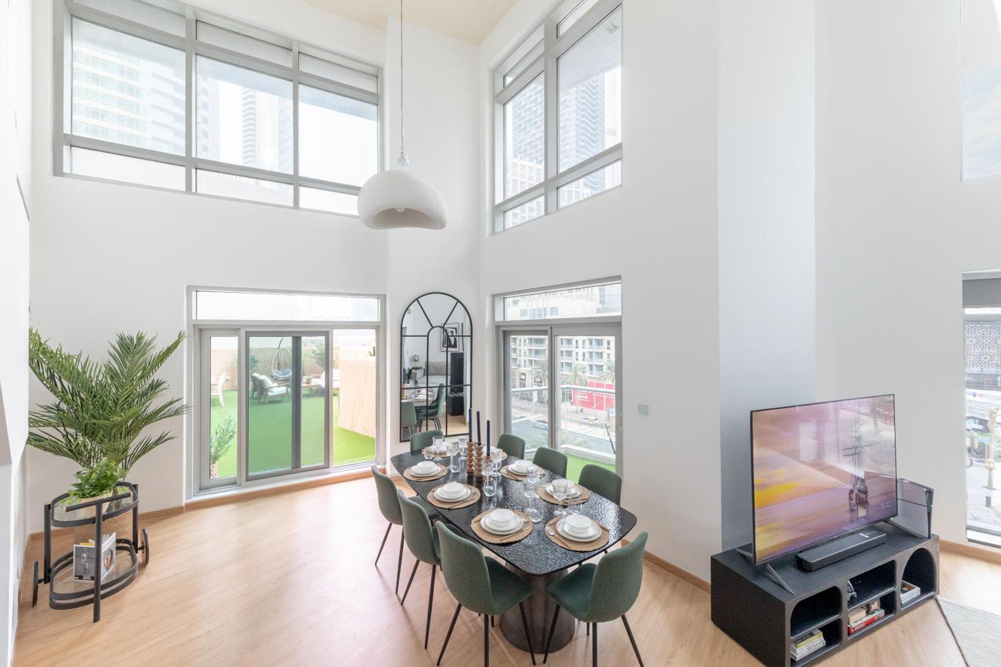 Apartment 3br Loft I Burj Khalifa & Mall Dubai