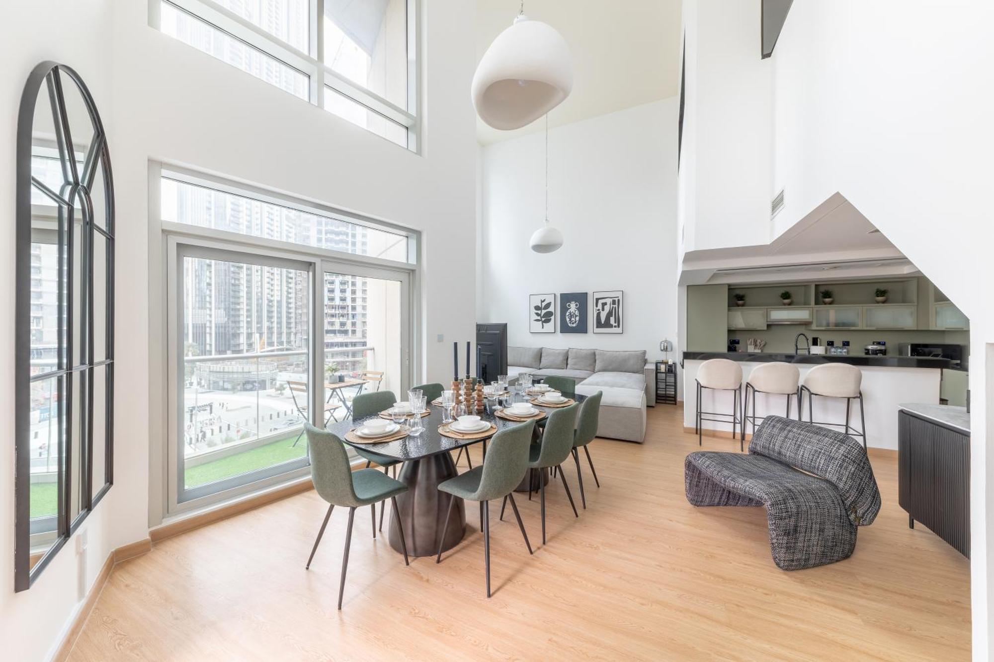 Apartment 3br Loft I Burj Khalifa & Mall *