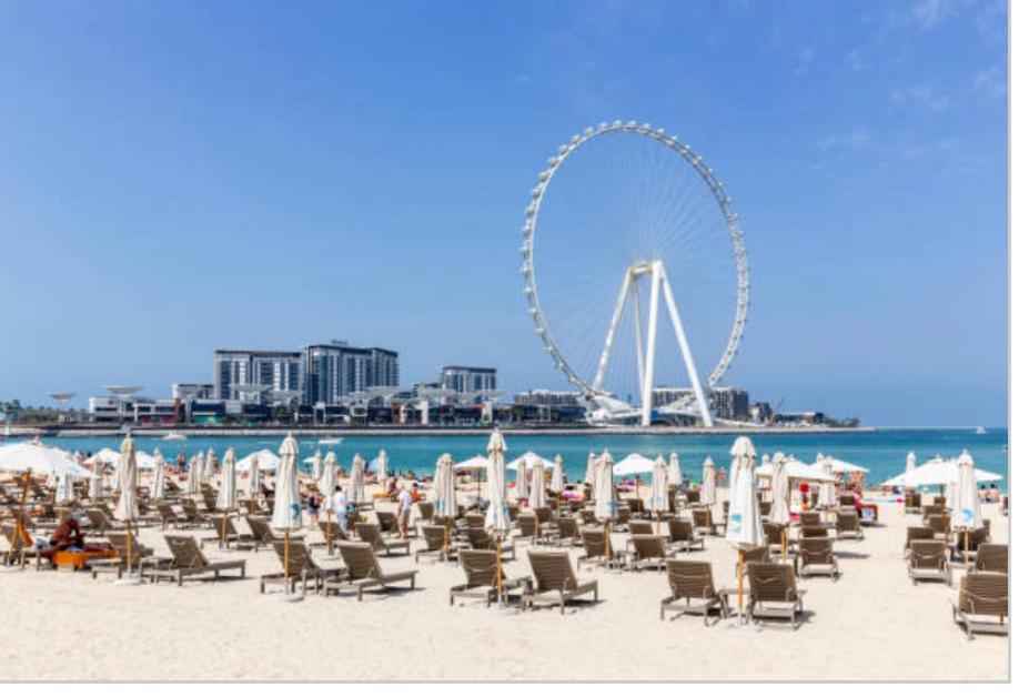 Jbr Elegant Classy With Full Seaview On The Bed & Breakfast