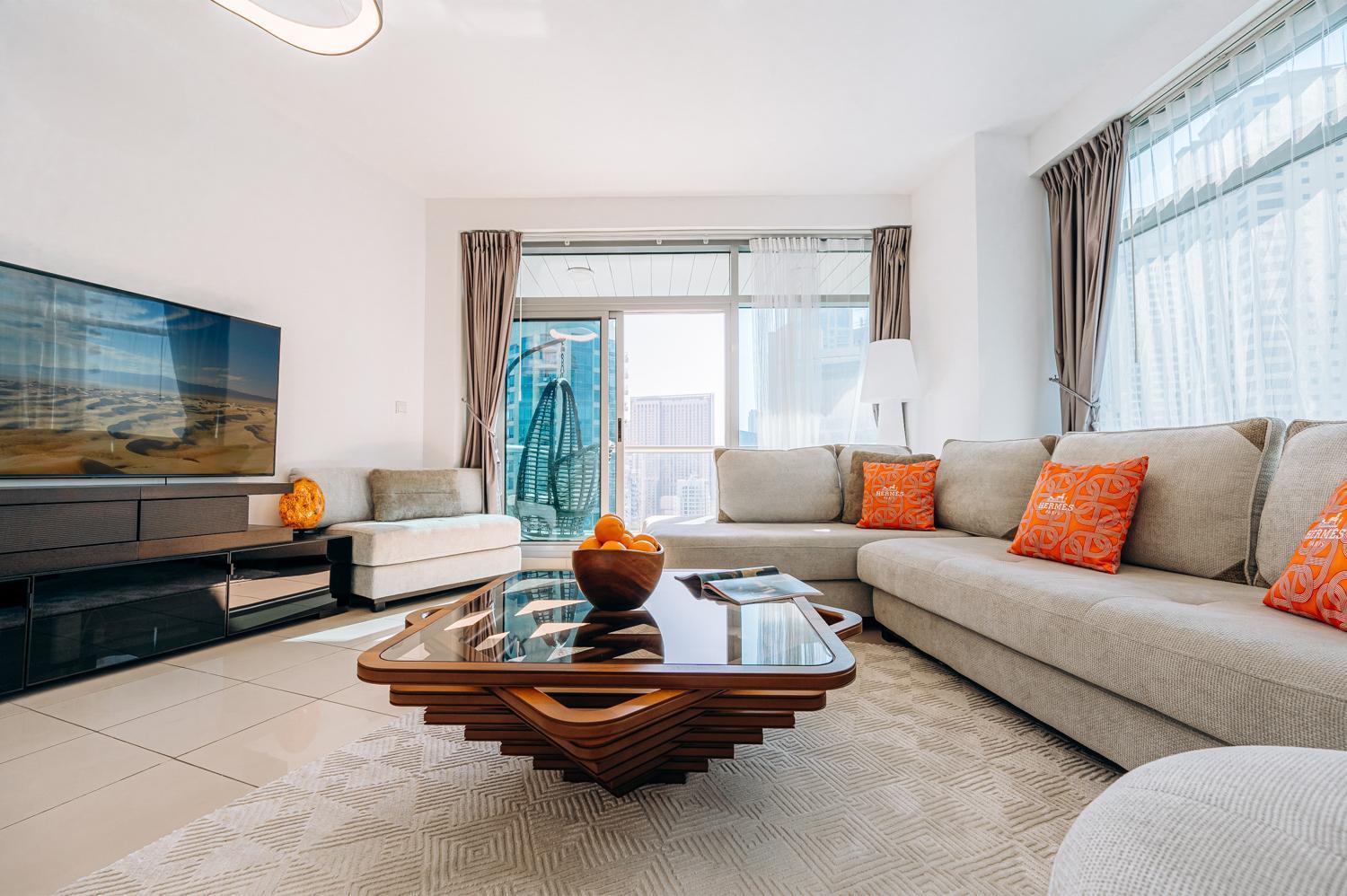Apartment Space 1br At The Park Island For 6 People With Sea And Marina View *