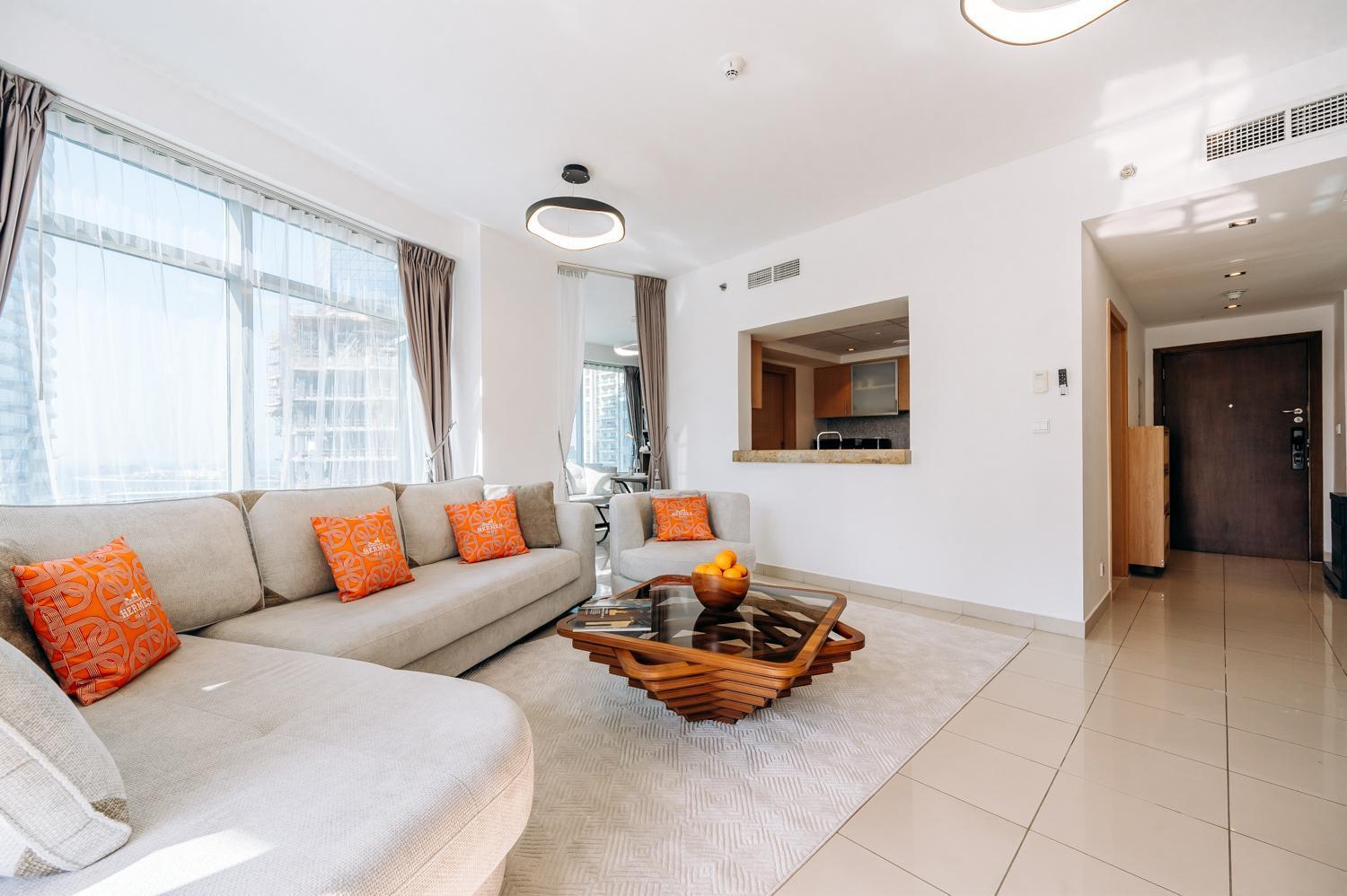 Apartment Space 1br At The Park Island For 6 People With Sea And Marina View *