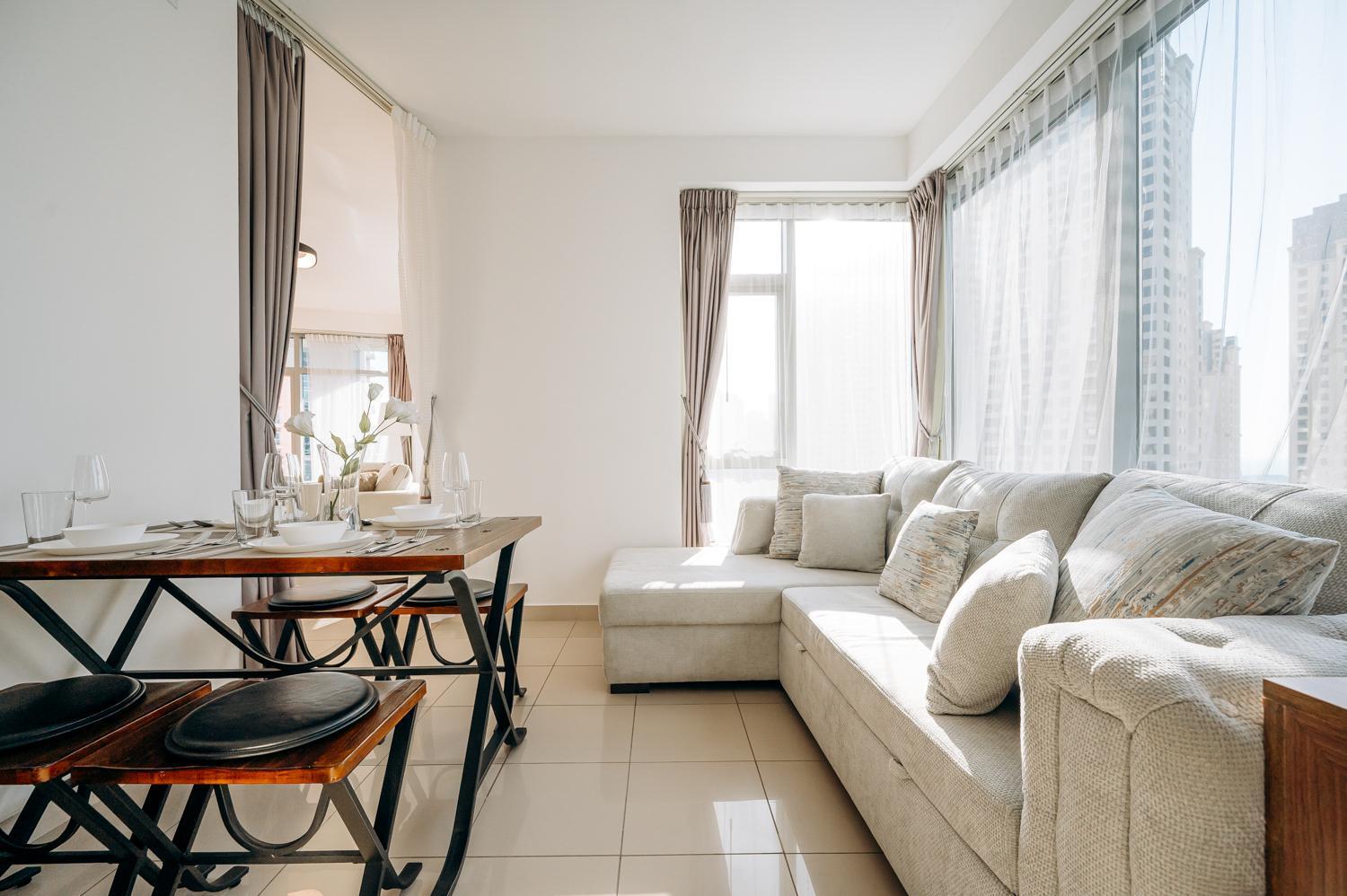 Space 1br At The Park Island For 6 People With Sea And Marina View