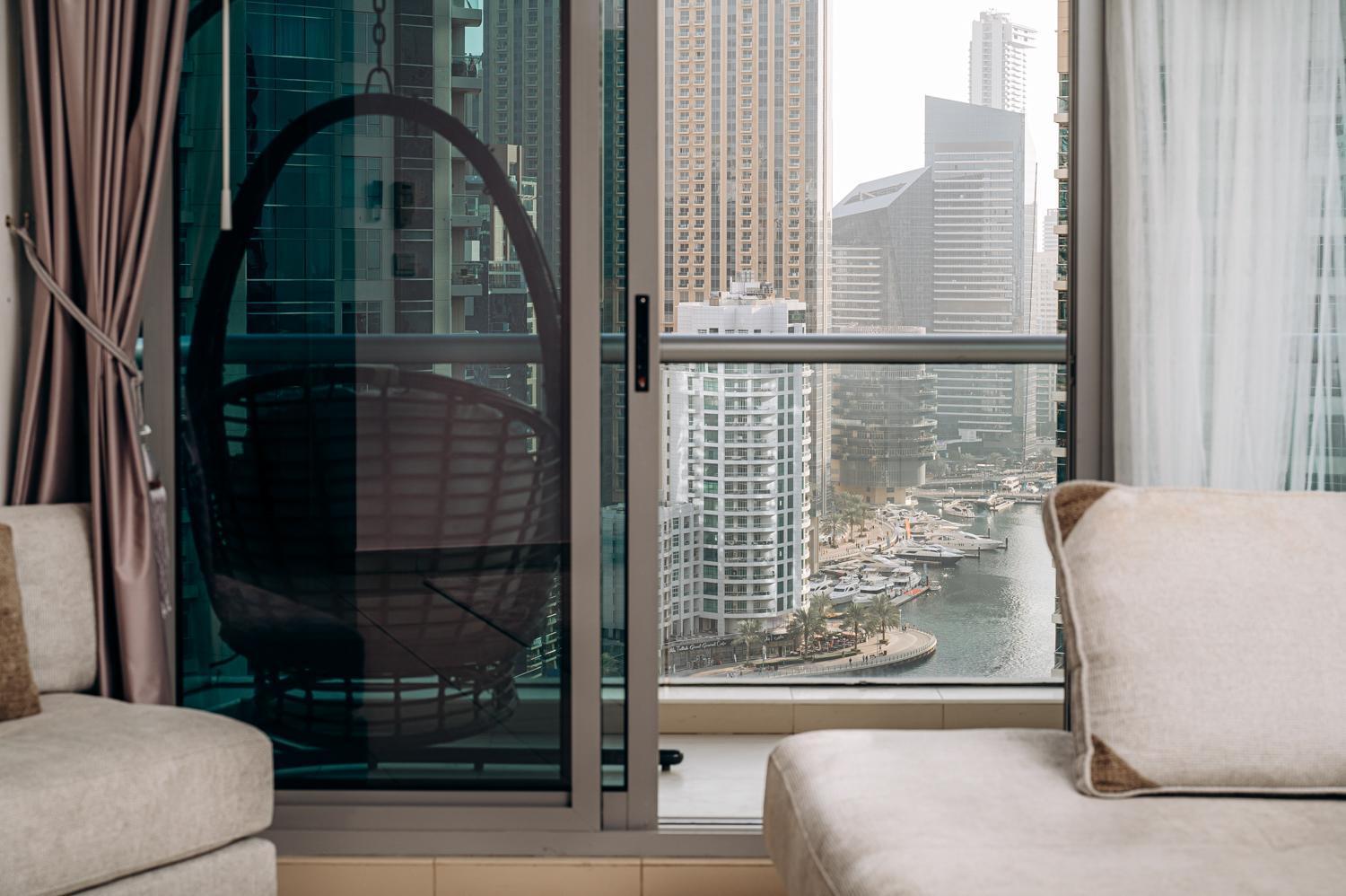 Apartment Space 1br At The Park Island For 6 People With Sea And Marina View Dubai