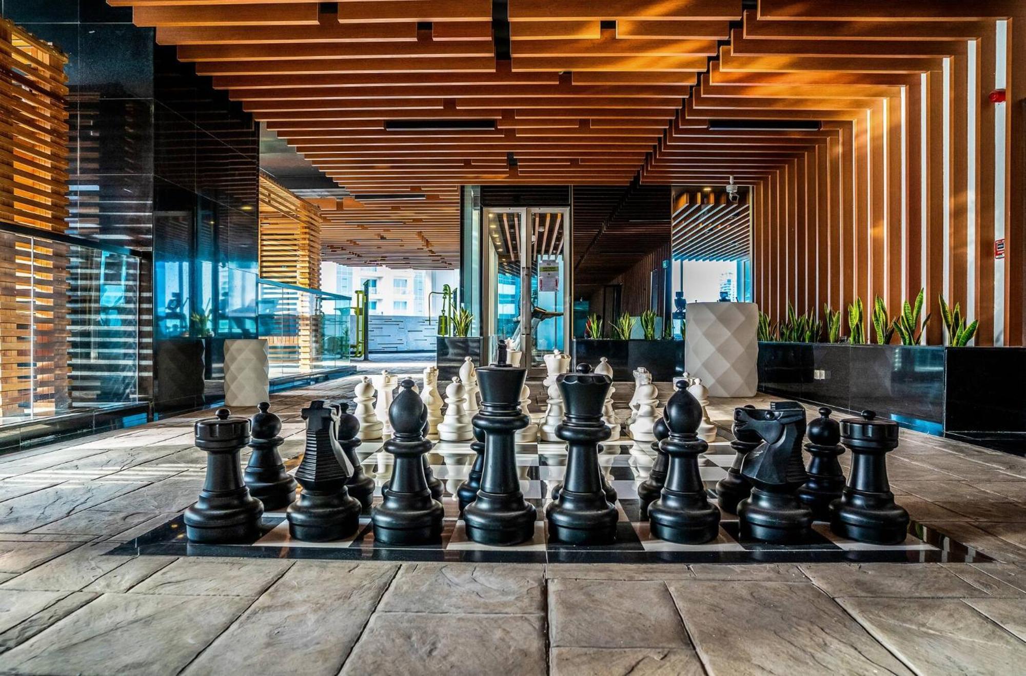 Stylish Bayz Danube Burj Khalifa View Pool Apartment