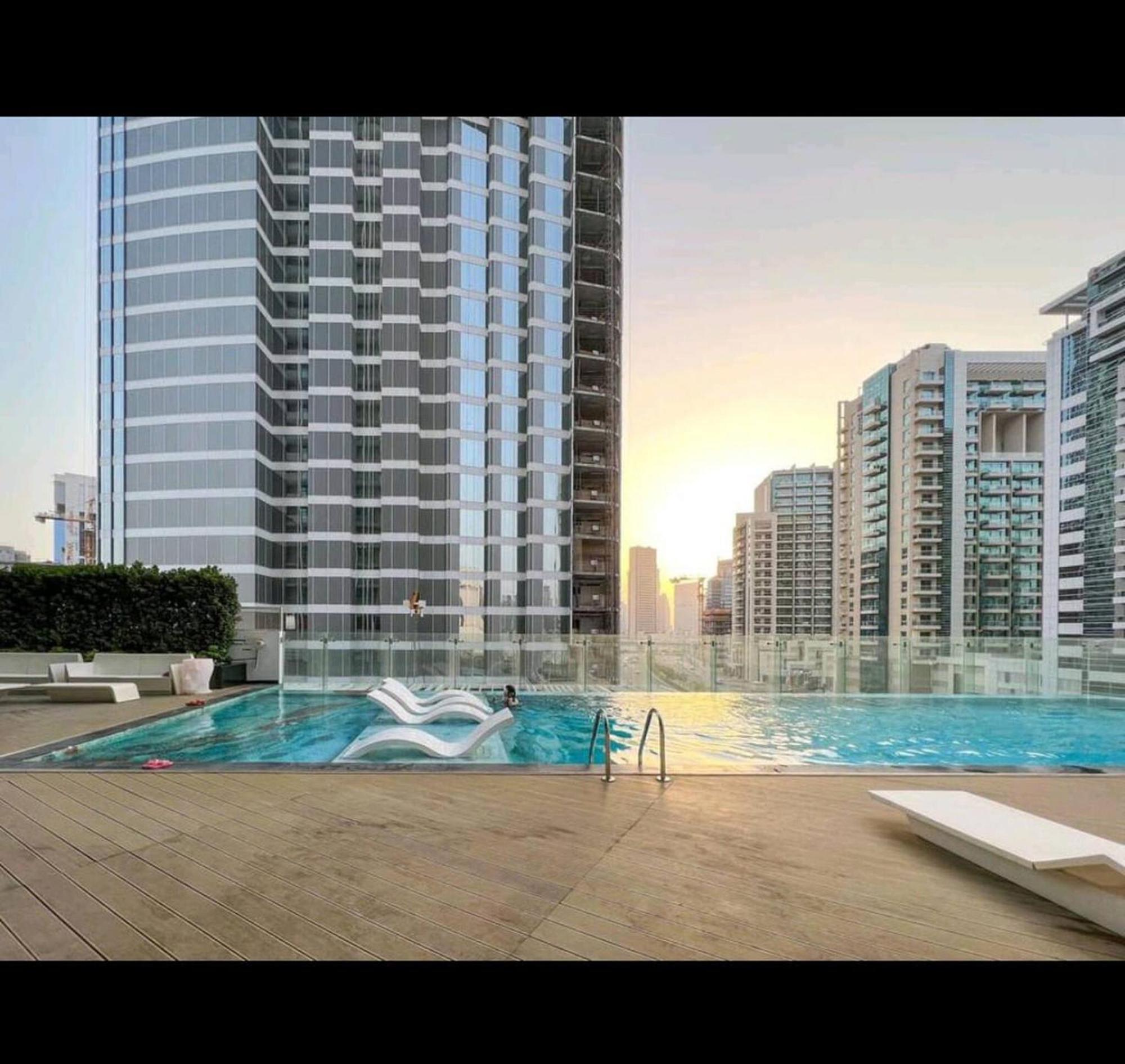 Stylish Bayz Danube Burj Khalifa View Pool Apartment Dubai