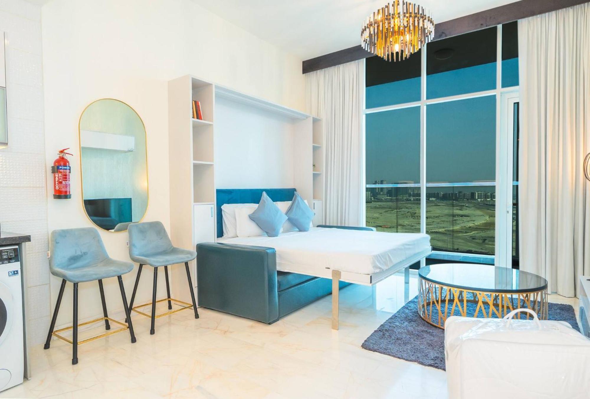 Stylish Bayz Danube Burj Khalifa View Pool Apartment