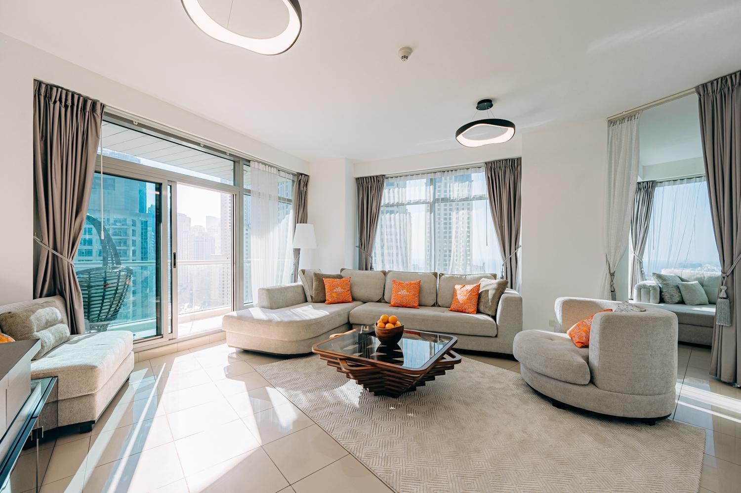 Apartment Space 1br At The Park Island For 6 People With Sea And Marina View