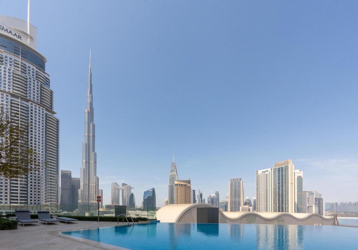 King 2br With Burj Khalifa View In Boulevard Point Apartment Dubai