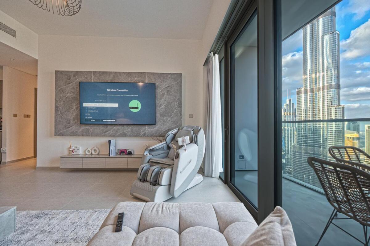 Apartment Venetian - Chill In 2br Insane Burj Views & Luxe Massage Chair Dubai