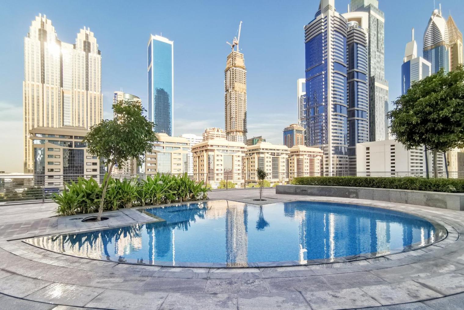 Apartment Blueground Park Tower Pool Gym Dxb-1234 *