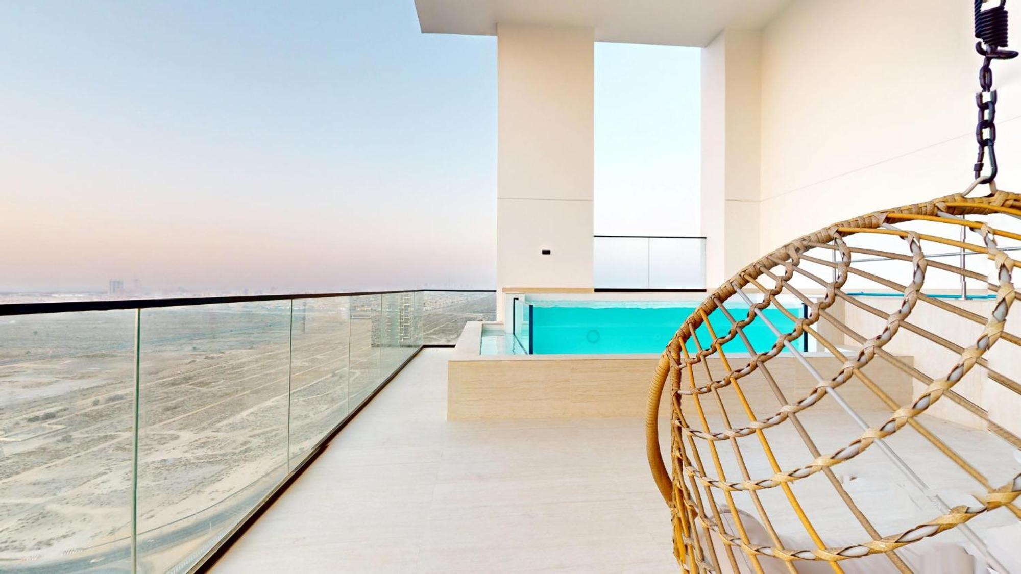 Primestay - High-rise 2br Oasis With Private Pool In Binghatti Onyx Apartment *