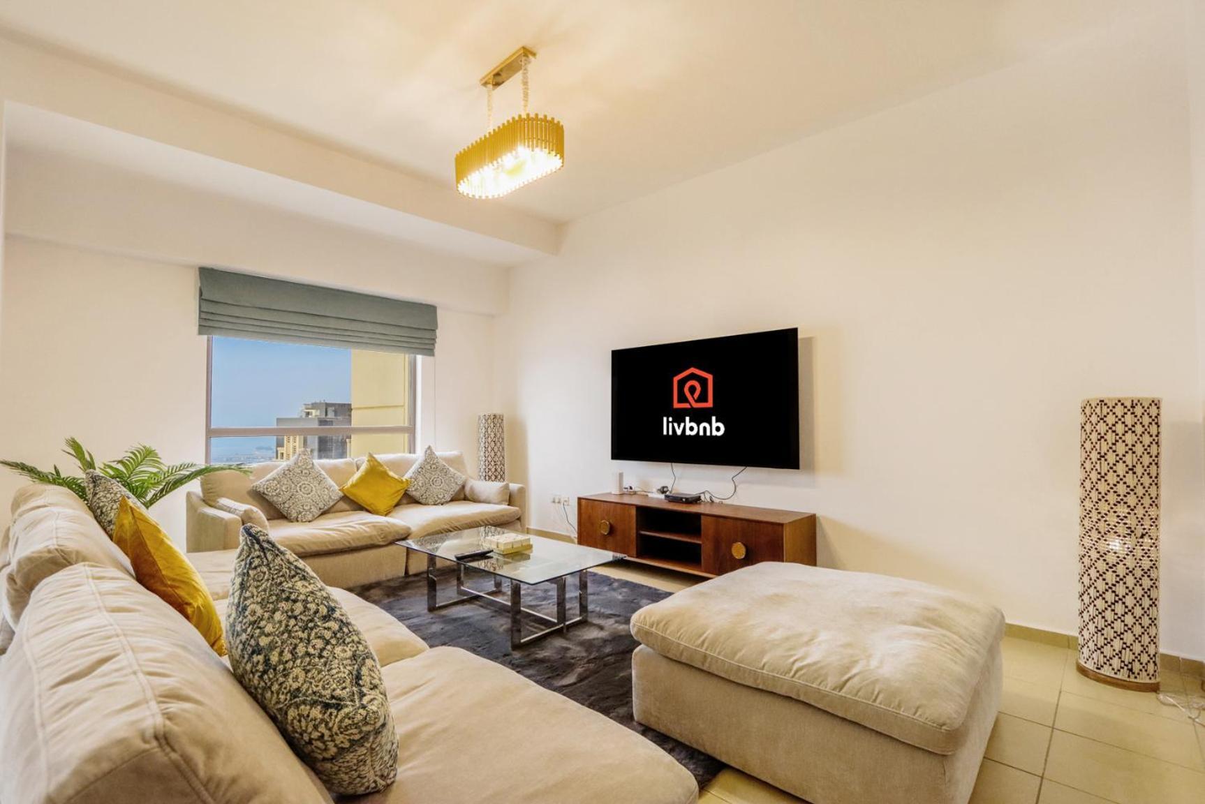 Livbnb - Stunning 1-br W/ Palm & Sea Views In Jbr Apartment