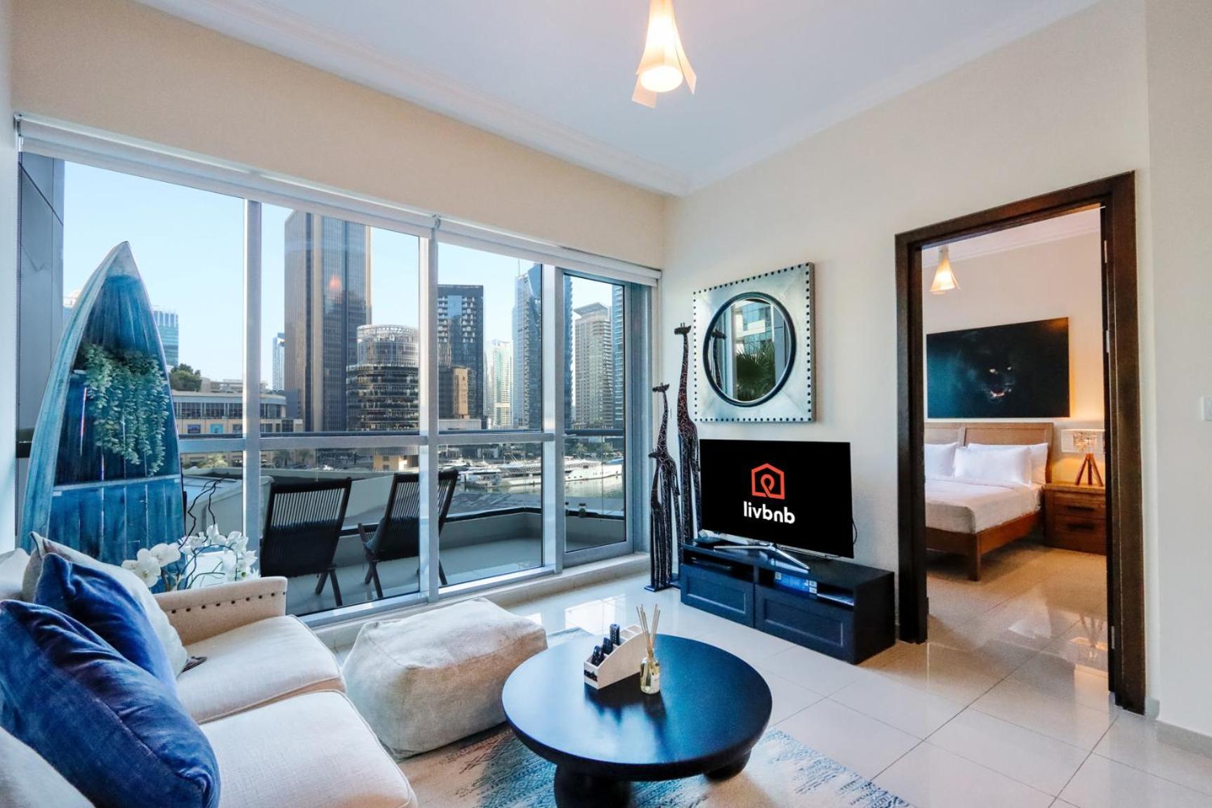 Livbnb- 1br In Marina W/ Direct Marina Walk Access * Dubai