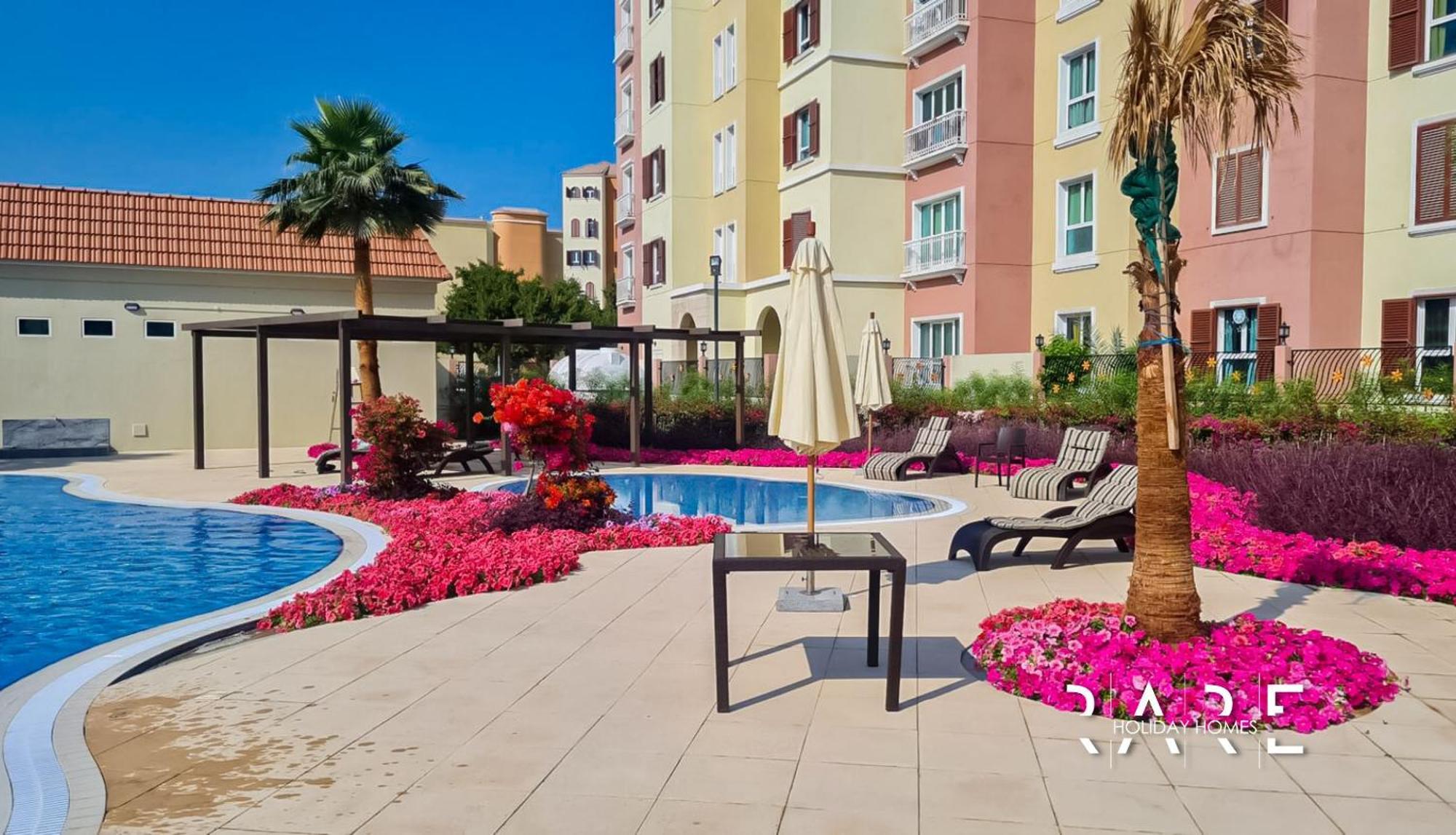 Apartment Rare Homes - Mediterranean Cluster - Near Ibn Battuta Mall - Discovery Garden - Building# Med 100 - Rg13 *