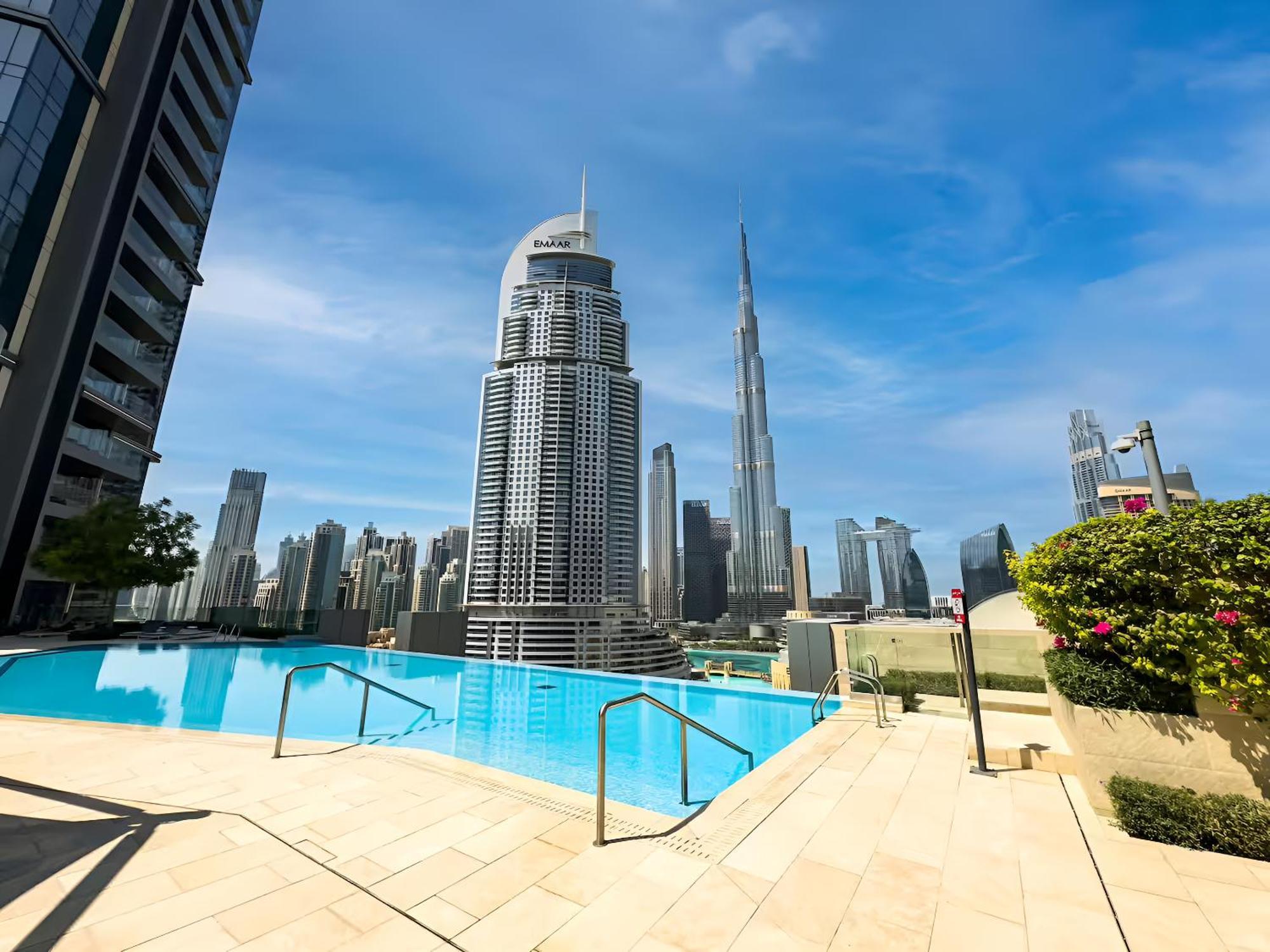 Apartment Burj View Infinity Pool - Mall Connection Dubai