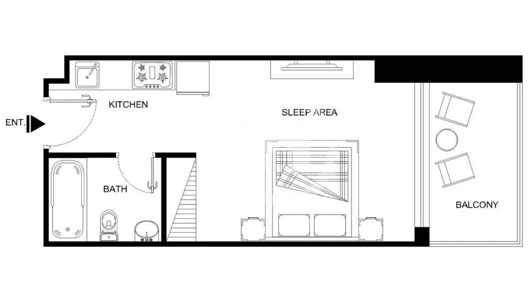 Apartment Stylish On 58th Floor With Stunning Views In
