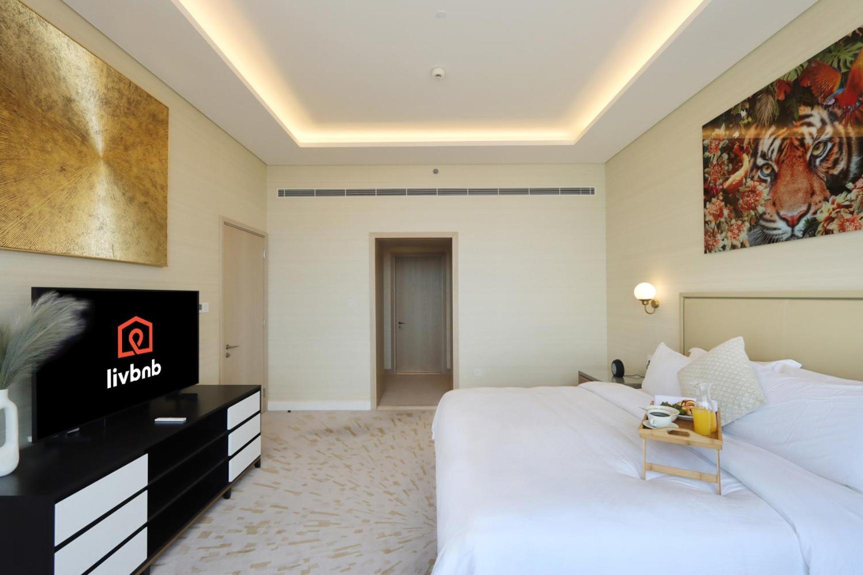 Livbnb - 1br W/ Sea View In Palm Tower Dubai