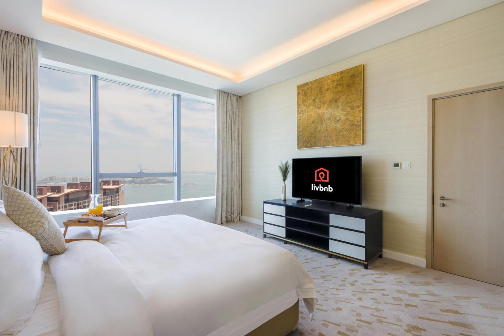 Livbnb - 1br W/ Sea View In Palm Tower