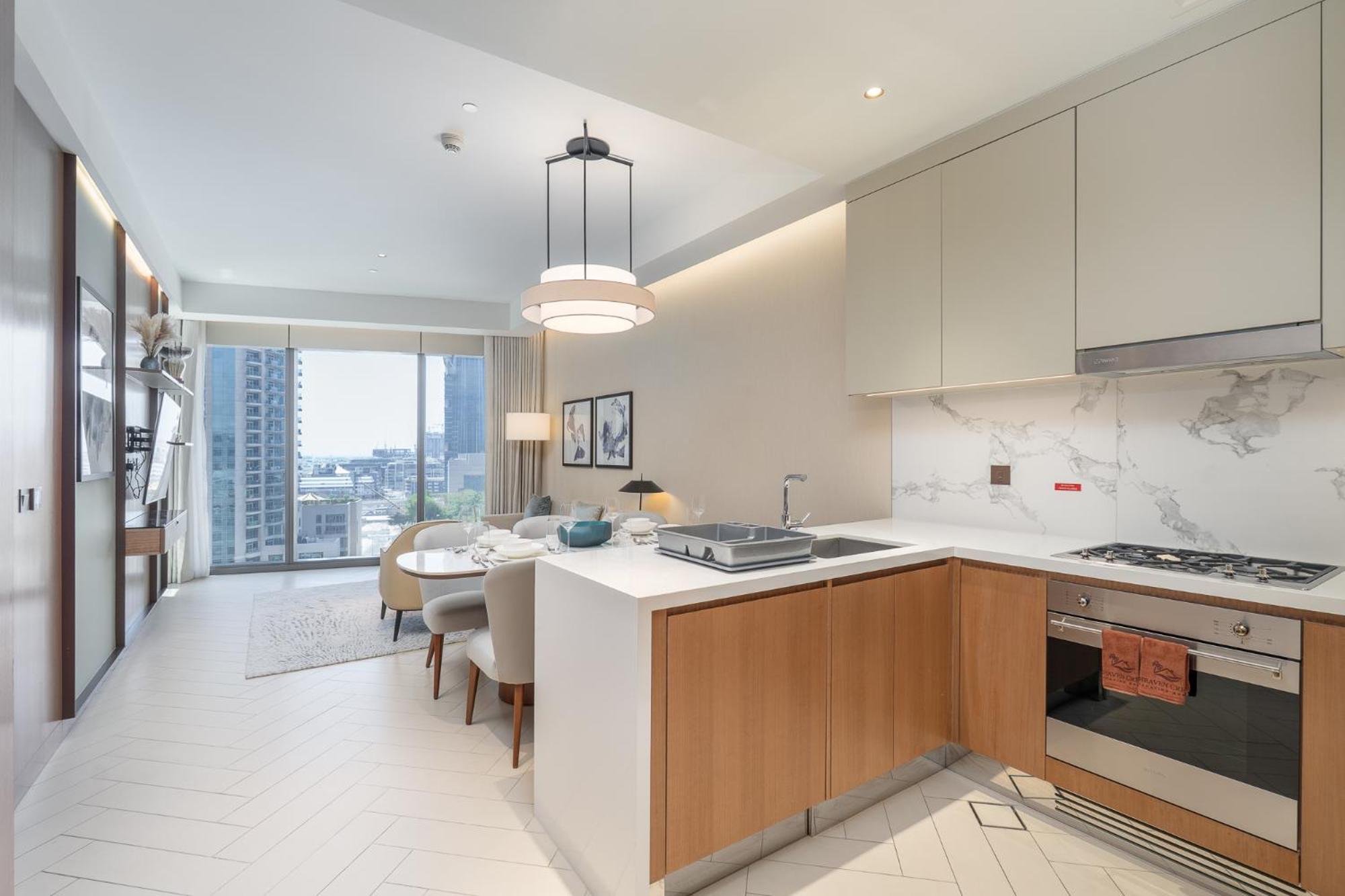 Address Residences Opera - Burj Khalifa Views 2 & 3-bedroom 1 Minute Walk To Burj Khalifa, Mall, Fountain By Heaven Crest Apartment