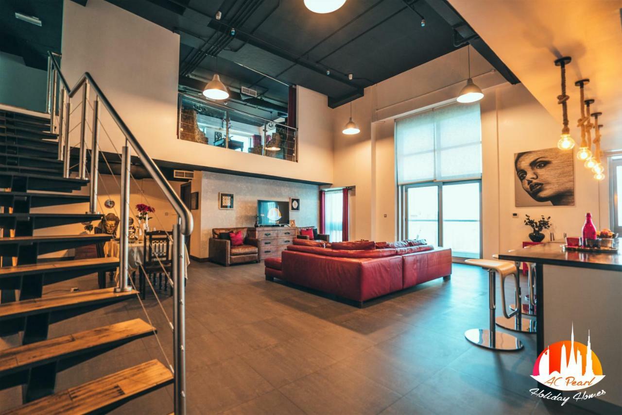 Apartment A C Pearl Holiday Homes - The Loft With Burj Khalifa View Dubai