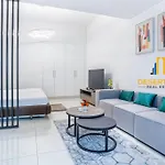 Fully Furnished Studio In Jvc, Hosted By Desert City Stays