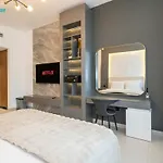 Blue Breeze - Trendy Studio With Balcony & Stylish Interiors