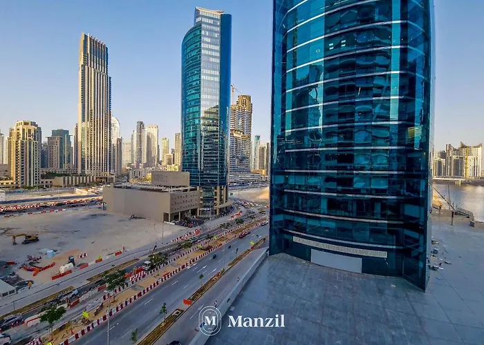 Manzil - Exquisite Studio Near Downtown Dubai With Large Balcony And Dubai Canal