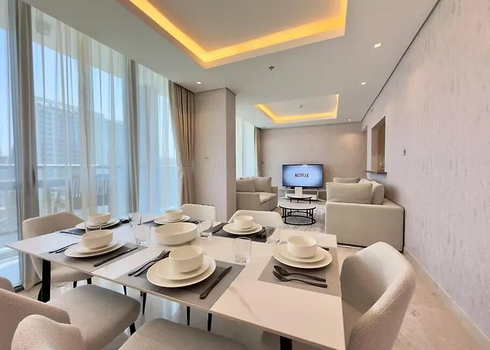 Dar Vacation - Modern & Stylish 2Br Apartment Near Burj Khalifa