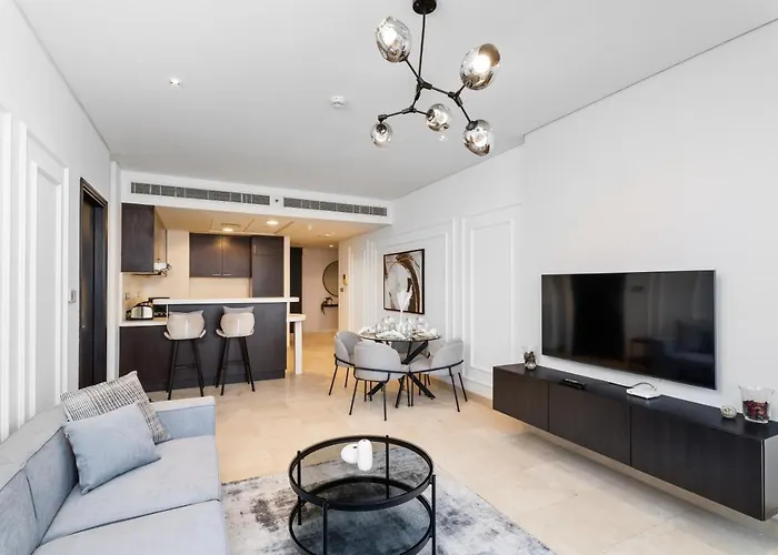 Nasma Luxury Stays - Elegant 1Br With Stunning View Of Park Avenue
