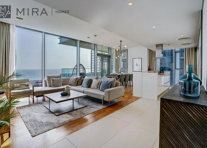 Mira Holiday Homes - Furnished 2 Bedroom In Bluewaters With Sea View