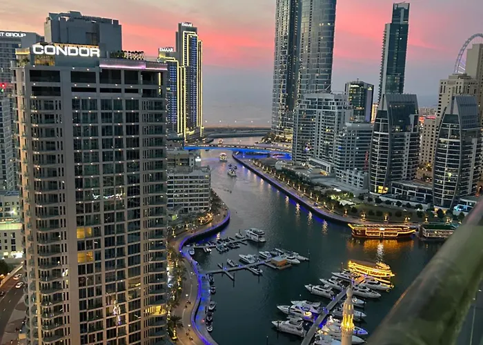 Modern 1Br Apartment In Dubai Marina With Sea View