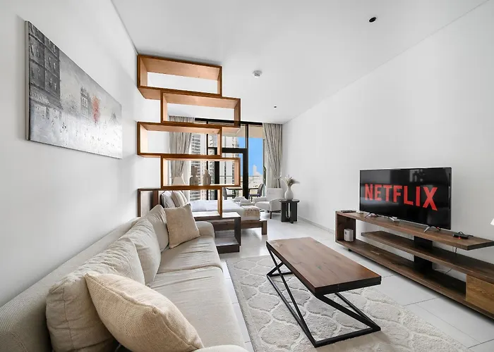 Vayk - Stylish Studio With Iconic Burj Khalifa Views