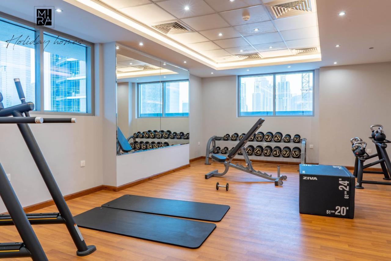 Mira Holiday Homes - Studio With Burj Khalifa View - Elite Business Bay Apartment Dubai
