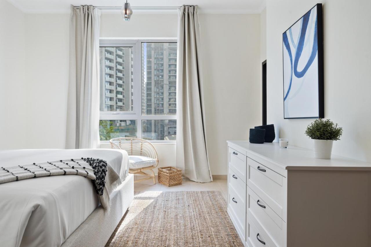 Stylish With Partial Burj Khalifa View